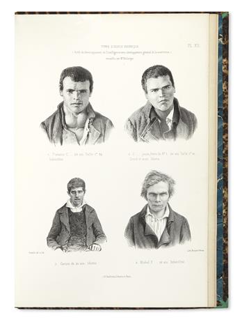 MOREL, BÉNÉDICT-AUGUSTIN. Traité des Dégénérescences Physiques, Intellectuels et Morales de lEspèce Humaine. 2 vols. 1857
